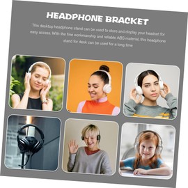 Operitacx Desktop Headphone Stand Removable Headset Holder for Home Office Pearl Headset Base Organizes Earphones Reduces Clutter for Study Living Spaces