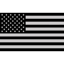 Rogue River Tactical Subdued Tactical American USA Flag Sticker Patriotic United States Auto Car Decal Window Bumper US Military (3x5 Inch)