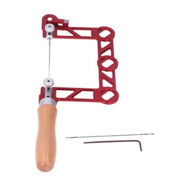 Mini Woodworking Hand Saw U Shape Wooden Handle Coping Saw for Jeweler Metal Processing 3in