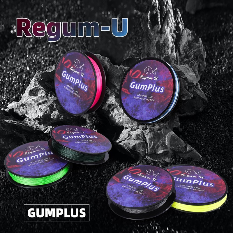 GumPlus 8X Stealth Braided Fishing Line 150 Yards / 100