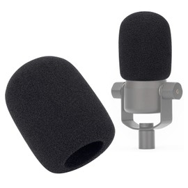 Funda de micrófono Rode PodMic – Filtro de parabrisas profesional compatible con Rode PodMic mejora la calidad del sonido y reduce los ruidos de viento