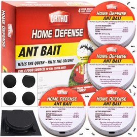 Ant Traps Indoor by Ortho Home Defense 4pk- Metallic & Adhesive Ant Killer Indoor & Ant Killer Outdoor - Ant Trap