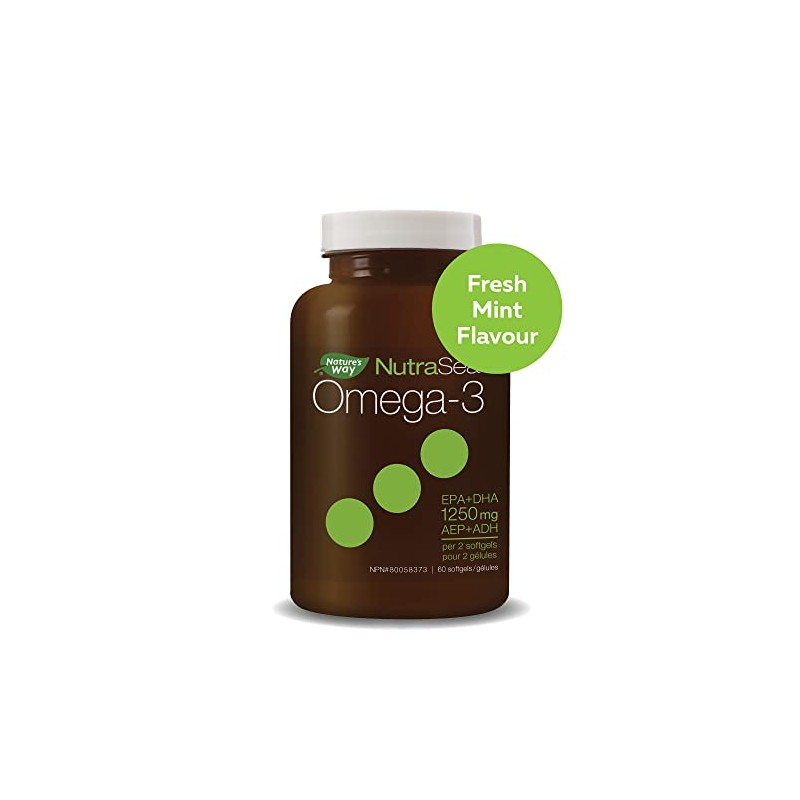 Natures Way NutraSea Softgels Menta Fresca 60 c - Suaves
