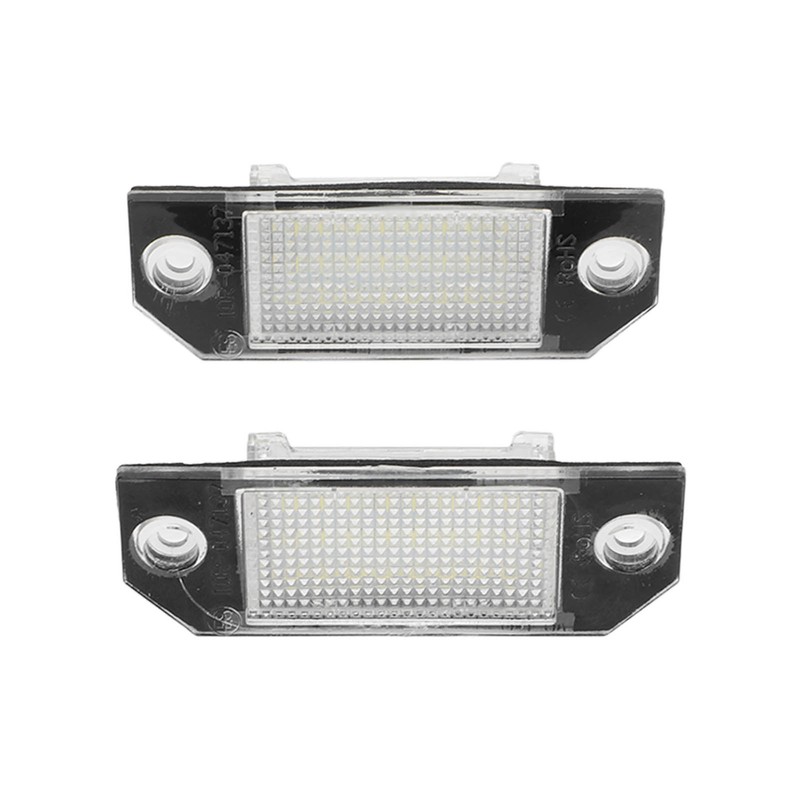 Pair LED Licence Plate Light Anti Rear End Collision Replacement
