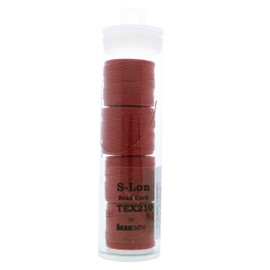 Superlon Bead Cord Tex210 - Dark Red - 70m