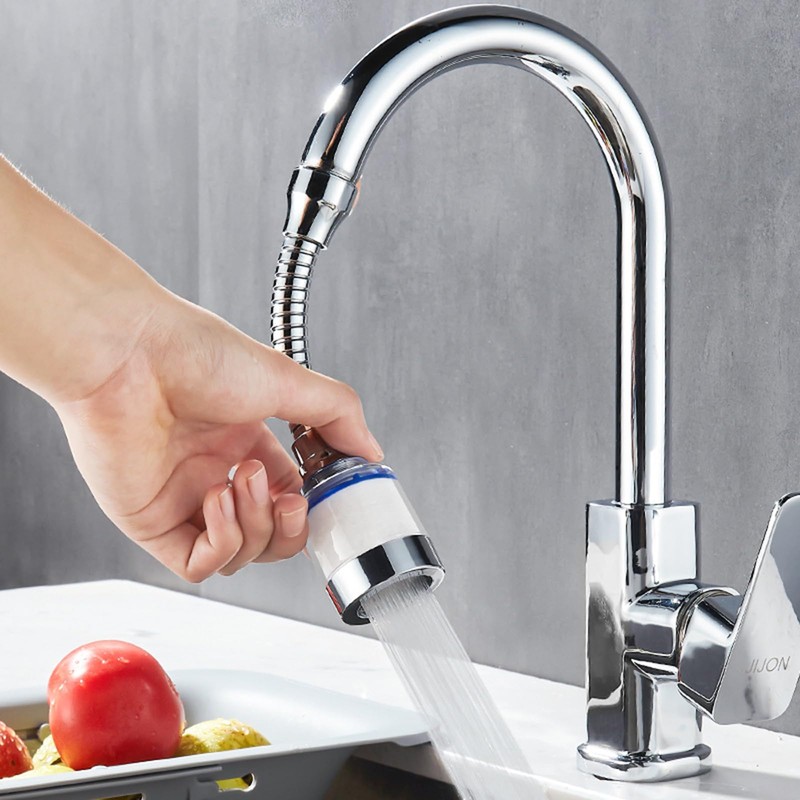 Pack of 3 Water Filter Tap 360° Rotatable, Transparent, with
