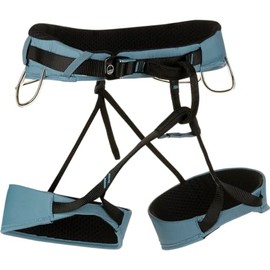 Wild Country Flow 2.0 Men’s Rock Climbing Harness - Adjustable Harness for Sport & Indoor Climbing - Deepwater/Black - Large