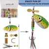 Dovesun Spinner Making Kit Inline Spinner Baits Trout Lures Fishing