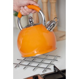 Premier Housewares Trivet - Chrome, H1 x W21 x D21cm