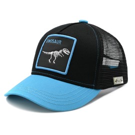 MINYJHZ Toddler Trucker Hat, Mesh Embroidered Snapback Outdoor Baseball Cap for Kids Age 2-6