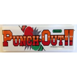 Punch-Out Arcade Game Marquee Fridge Magnet