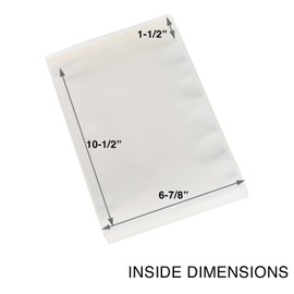 Comic Book Bags for Current/Modern (500-Count) Resealable Premium Sleeves