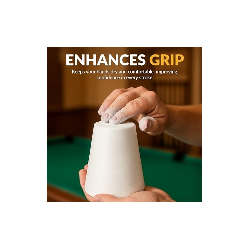 Hathaway Silver Cup Cone Talc Chalk, White