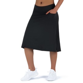 Women Skorts Skirts with Three Pockets,Skirted Leggings for Women(5XL Black)