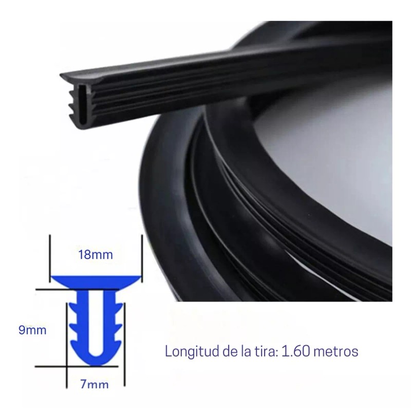 Estuchelandia Tira Sellado Universal Parabrisas Tablero Coche Carro Pickup
