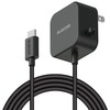 Elecom MPA-ACC21BK Charger, 12W Type-C Cable, 6.5 ft (2.5 m),