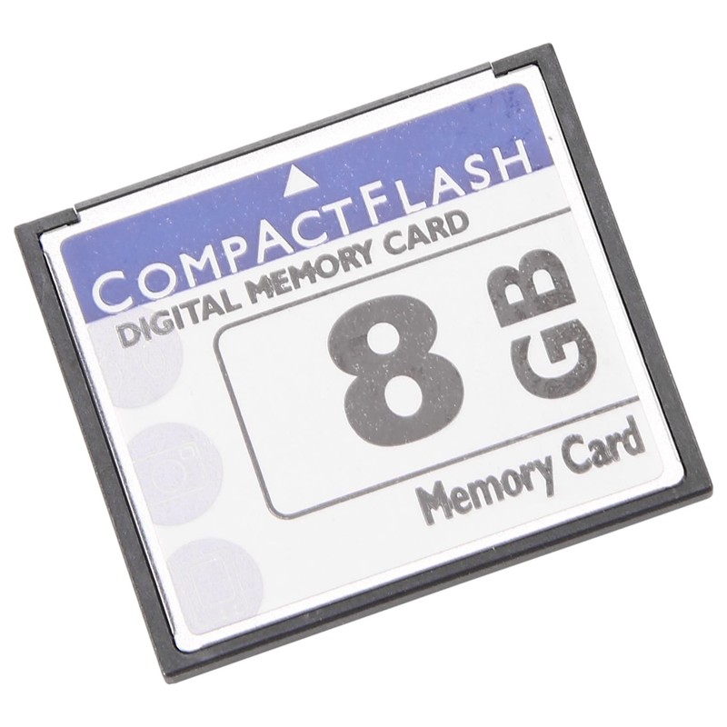 Peakloong Professional 8GB Compact Flash Memory Card(White&Blue)