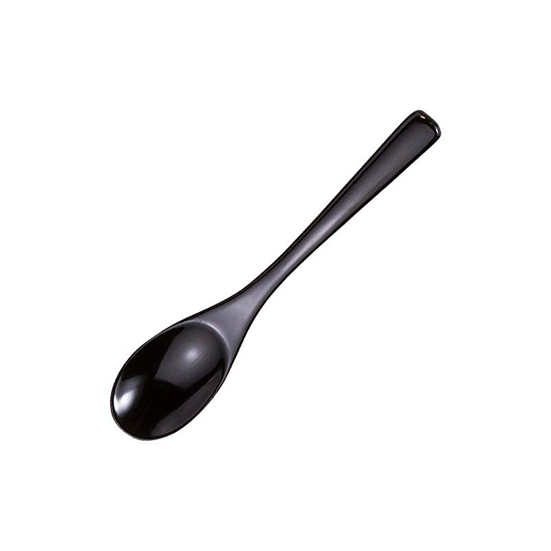 山下 Craft, Spoon, Natural Wood 11.5 cm Book Lacquer Dessert