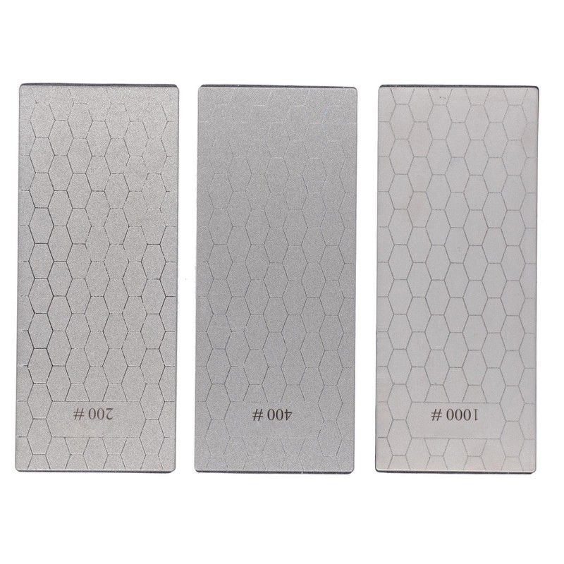 3PCS Sharpening Stone with Non Slip Base 200 400 1000