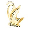 Gold Napkin Holder Elegant Modern Tissue Dispenser Stand Zinc Alloy