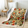 Feelyou Flower Fleece Throw Blanket for Bed Sofa Couch Kids