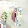 SZJoyBet Laundry Drying Rack, Collapsible Wall Mounted Clothes Drying Rack