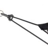 Techson Cargo Net with Hooks, Stretchable Elastic Nylon Storage Net,