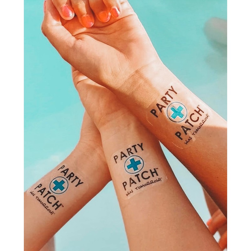 Zero Calories, Water-Resistant Recovery Patch for Parties and Nights Out