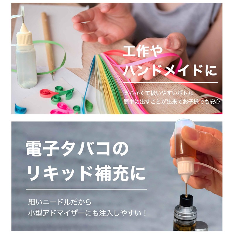 Malonda Needle Bottle, 10 Bottles with Wax (90 Day Warranty),