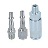 1/4" BSP Female Coupler Male Thread & Male Plugs Air