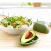 Plastic Reusable Vegetable Storage Box Avocado Safe Box Banana Case
