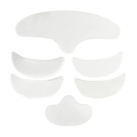 RoseFlower 6er Set Anti-Falten-Patches für Stirn/Kinn/Augenkontur, Transparente Silikon-Patches zur Faltenreduzierung im Schlaf