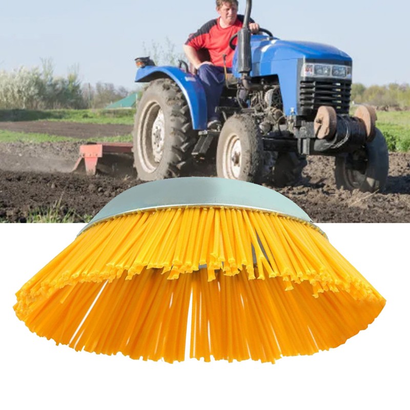 Nylon Weeding Brush 8 Inch 25.4mm Hole High Hardness Impact