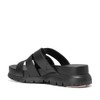 Cole Haan Women's Zerogrand Slotted Slide Flat Sandal, Black/Black, 10