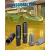 CLEVEROOL 10 Spline Lug Nut Socket, Compatible with Bimecc 10-Spline