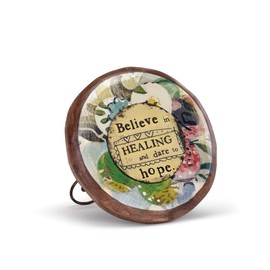 Kelly Rae Roberts Collection Hope Carved Medallion