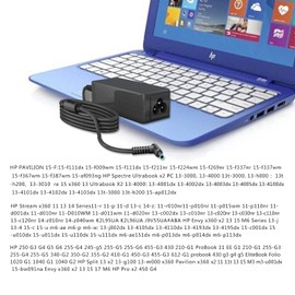 FSKE 45W HP Laptop Ladegerät, 19.5V 2.31A Laptop Netzteil Ersatz für HP Stream 11 13 14, Elitebook Folio, Spectre Ultrabook, Pavilion Touchsmart und mehr (4.5mm x 3mm)