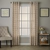 SKL Home by Saturday Knight Chainlink Window Curtain Panel,52x84,Spice