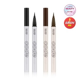 CODE GlobalColor NEW 슈퍼라스팅 브러쉬 라이너 (블랙/브라운 택1) NEW Super Lasting Brush Liner (Black/Brown One Included)