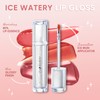 JUDYDOLL Ice Watery Lip Gloss, Mirror Lip Glaze, Glossy Lip