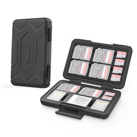 SMALLRIG SD Memory Card Holder Case Memory Cards 15 Slots Anti-Water for SD Cards, Micro SD/CFexpress Type A/CFexpress Type B/XQD Card - 3192