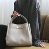 VITAFELICE inb-10031p Women's 3 Space 2-Way Handbag, gray (light gray),