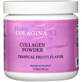 NEW Hidro Colagina Xxi, Hidrolized Collagen Powder with Vitamin C, Colageina 10 by HydroCOLAGINA XXI