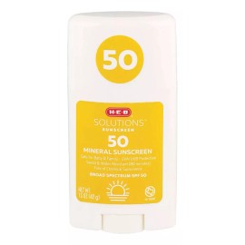 H-E-B Protector Solar Heb Spf 50 Mineral Sunscreen Stick 42g