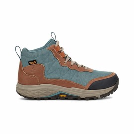 Teva Women's Ridgeview Mid RP Hiking Boot, Tan/Trooper, 9
