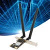 PCIe WiFi 6E Card 2.4G/5G/6Ghz Up to 2400Mbps Dual Antenna