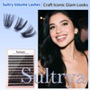 Sultrya DIY Eyelash Extensions False Eyelashes Lash Clusters Volume Lashes