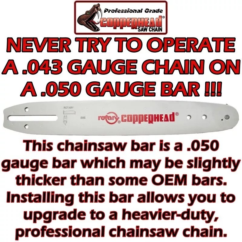 For Dolmar COPPERHEAD 14" BAR & CHAIN KIT DOLMAR ES171