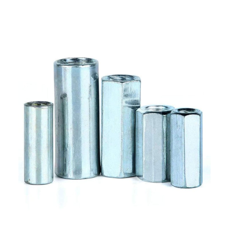 5 Pcs M12 x 1.75 x 36mm Long Rod Coupling