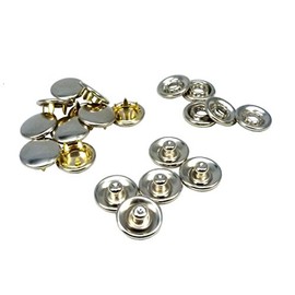 Ichinen Access FAMILY TOOL 56371 Snap Button #B26 (φ0.5 inches (12 mm), Silver, 5 Pairs